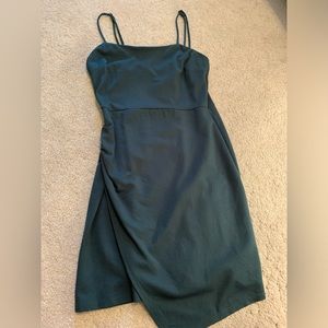 Size Medium dark green Altar’d state spaghetti strap dress